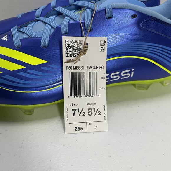 Adidas Mens Size 7.5 Cleats NEW Messi League F50 FG MG Soccer JP7447 Womens 8.5 main image 10
